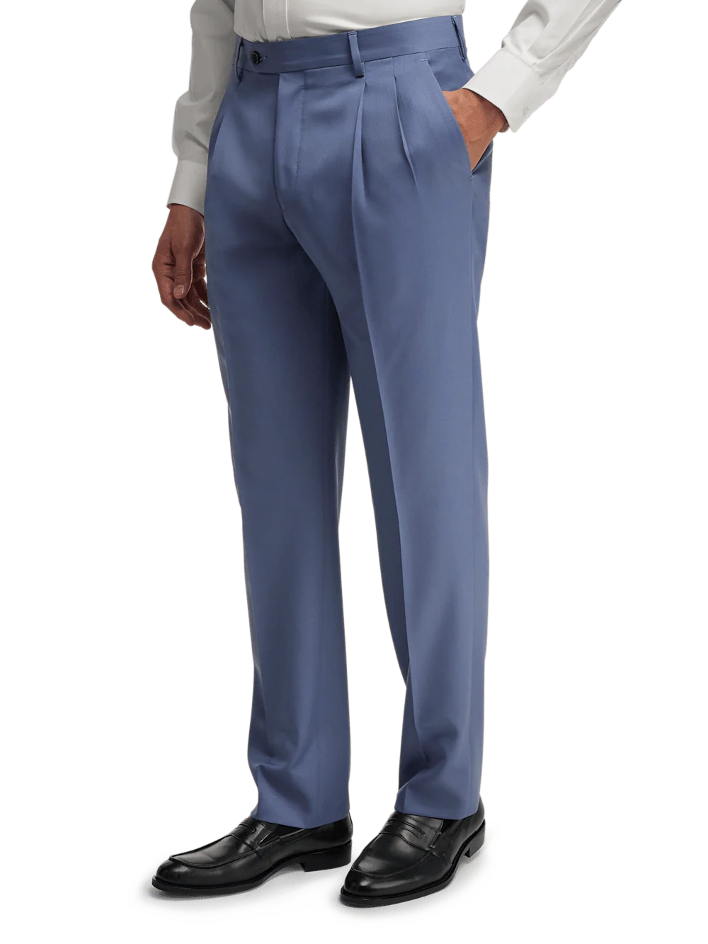 Wool Gabardine Pants - Postal Blue - Image 8