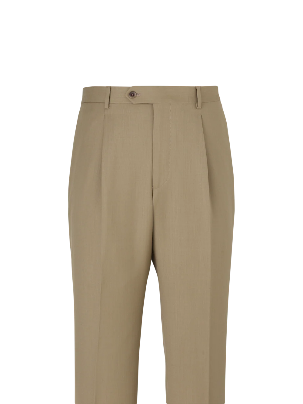 Wool Single Pleat Pants - Navy - Image 2