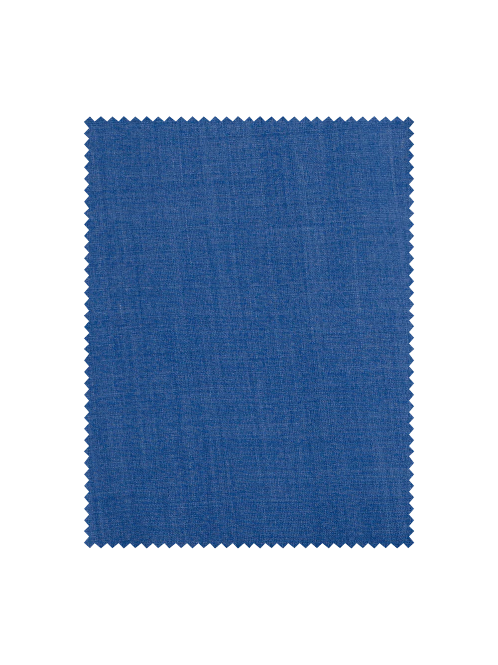 Wool Stretch Bengaline Single Pleated Suit Pants - French Blue - Image 3