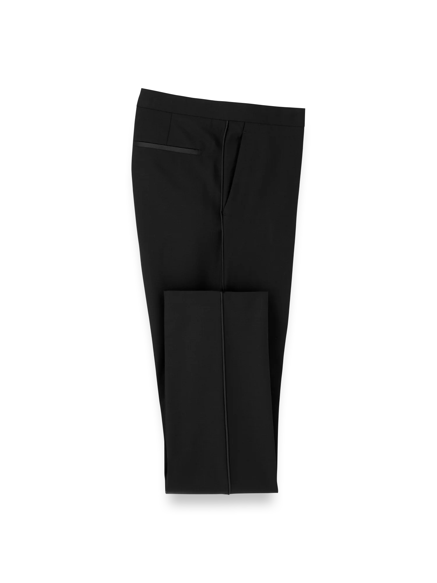 Wool Stretch Peak Lapel Tuxedo - Black - Image 11